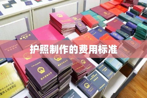 章丘护照制作的费用标准